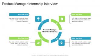 Product Manager Internship Interview In Powerpoint And Google Slides Cpb