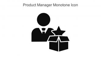 Product Manager Monotone Icon In Powerpoint Pptx Png And Editable Eps Format