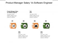 Product manager salary vs software engineer ppt presentation background cpb