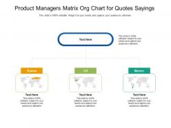 Product managers matrix org chart for quotes sayings infographic template