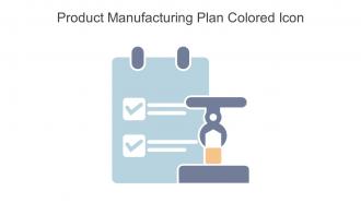 Product Manufacturing Plan Colored Icon In Powerpoint Pptx Png And Editable Eps Format