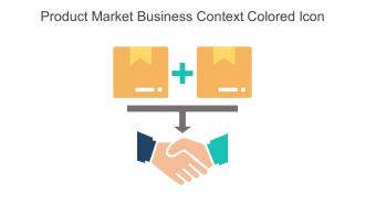 Product Market Business Context Colored Icon In Powerpoint Pptx Png And Editable Eps Format