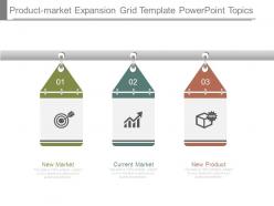 Product Market Expansion Grid Template Powerpoint Topics