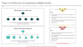 Product Marketing And Positioning Strategy Types Of Architecture For Launching Multiple Brands MKT SS V