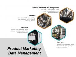 Product marketing data management ppt powerpoint presentation icon aids cpb