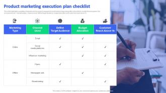Product Marketing Execution Plan Checklist