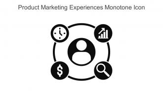 Product Marketing Experiences Monotone Icon In Powerpoint Pptx Png And Editable Eps Format