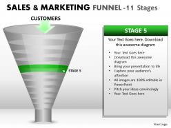 61272878 style layered funnel 11 piece powerpoint presentation diagram infographic slide