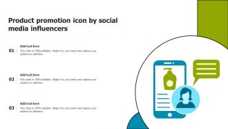 Product Promotion Icon By Social Media Influencers