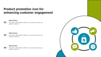 Product Promotion Icon For Enhancing Customer Engagement