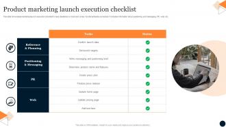 Product Marketing Launch Execution Checklist