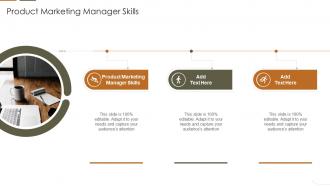 Product Marketing Manager Skills In Powerpoint And Google Slides Cpb