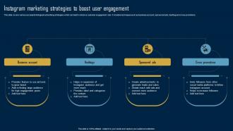 Product Marketing Strategy Instagram Marketing Strategies To Boost User Engagement MKT SS V