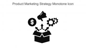 Product Marketing Strategy Monotone Icon In Powerpoint Pptx Png And Editable Eps Format