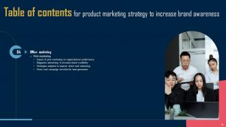 Product Marketing Strategy To Increase Brand Awareness MKT CD V Customizable Analytical