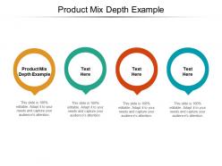 Product mix depth example ppt powerpoint presentation icon graphics cpb