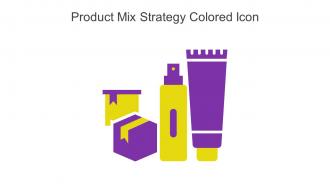 Product Mix Strategy Colored Icon In Powerpoint Pptx Png And Editable Eps Format