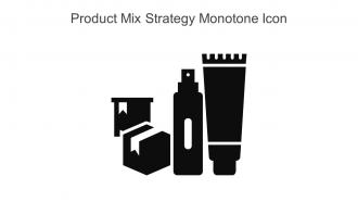 Product Mix Strategy Monotone Icon In Powerpoint Pptx Png And Editable Eps Format