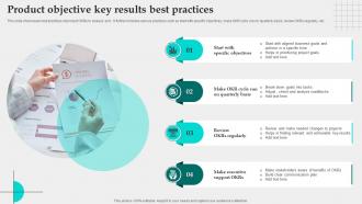 Product Objective Key Results Best Practices