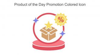 Product Of The Day Promotion Colored Icon In Powerpoint Pptx Png And Editable Eps Format