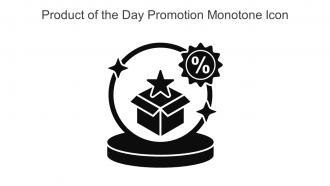 Product Of The Day Promotion Monotone Icon In Powerpoint Pptx Png And Editable Eps Format
