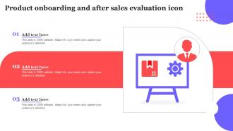 Product Onboarding And After Sales Evaluation Icon