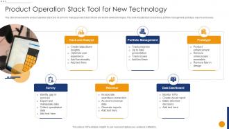 Product Operation Stack Tool For New Technology