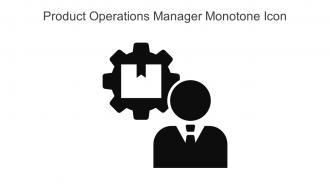 Product Operations Manager Monotone Icon In Powerpoint Pptx Png And Editable Eps Format
