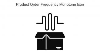 Product Order Frequency Monotone Icon In Powerpoint Pptx Png And Editable Eps Format