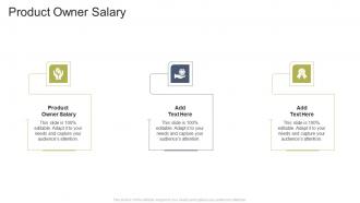Product Owner Salary In Powerpoint And Google Slides Cpb