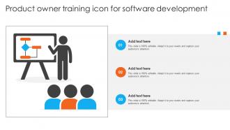 Product Owner Training Icon For Software Development