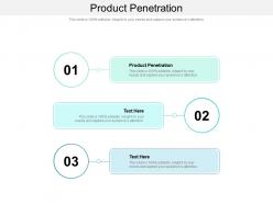 Product penetration ppt powerpoint presentation infographic template ideas cpb