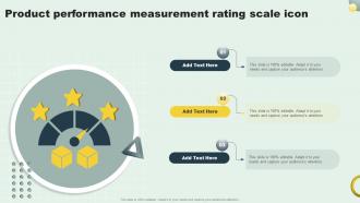 Product Performance Measurement Rating Scale Icon