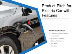Product pitch for electric car with features