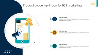 Product Placement Icon For B2B Marketing