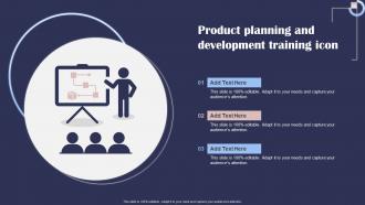 Product Planning And Development Training Icon