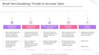 Product Planning Process Retail Merchandising Trends To Increase Sales