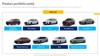 Product Portfolio Hyundai Motors Company Profile CP SS Compatible Content Ready