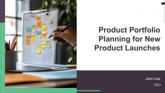 Product Portfolio Planning For New Product Launches PPT Graphics AT