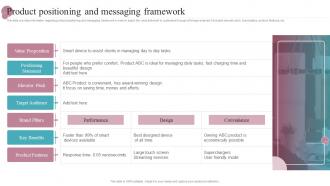 Product Positioning And Messaging Framework New Product Release Management Playbook