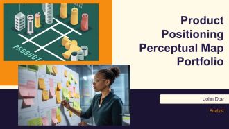 Product Positioning Perceptual Map Portfolio PPT Slides AT
