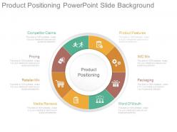 Product positioning powerpoint slide background