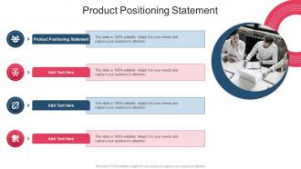 Product Positioning Statement In Powerpoint And Google Slides Cpb