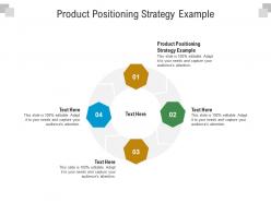 Product positioning strategy example ppt powerpoint presentation slides deck cpb