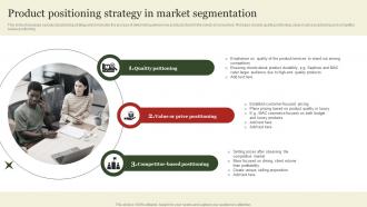 Product Positioning Strategy Market Segmentation And Targeting Strategies Overview MKT SS V