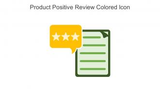 Product Positive Review Colored Icon In Powerpoint Pptx Png And Editable Eps Format
