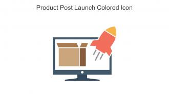 Product Post Launch Colored Icon In Powerpoint Pptx Png And Editable Eps Format