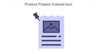 Product Posters Colored Icon In Powerpoint Pptx Png And Editable Eps Format