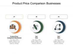 Product price comparison businesses ppt powerpoint presentation templates cpb