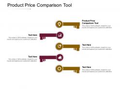 Product price comparison tool ppt powerpoint presentation professional smartart cpb